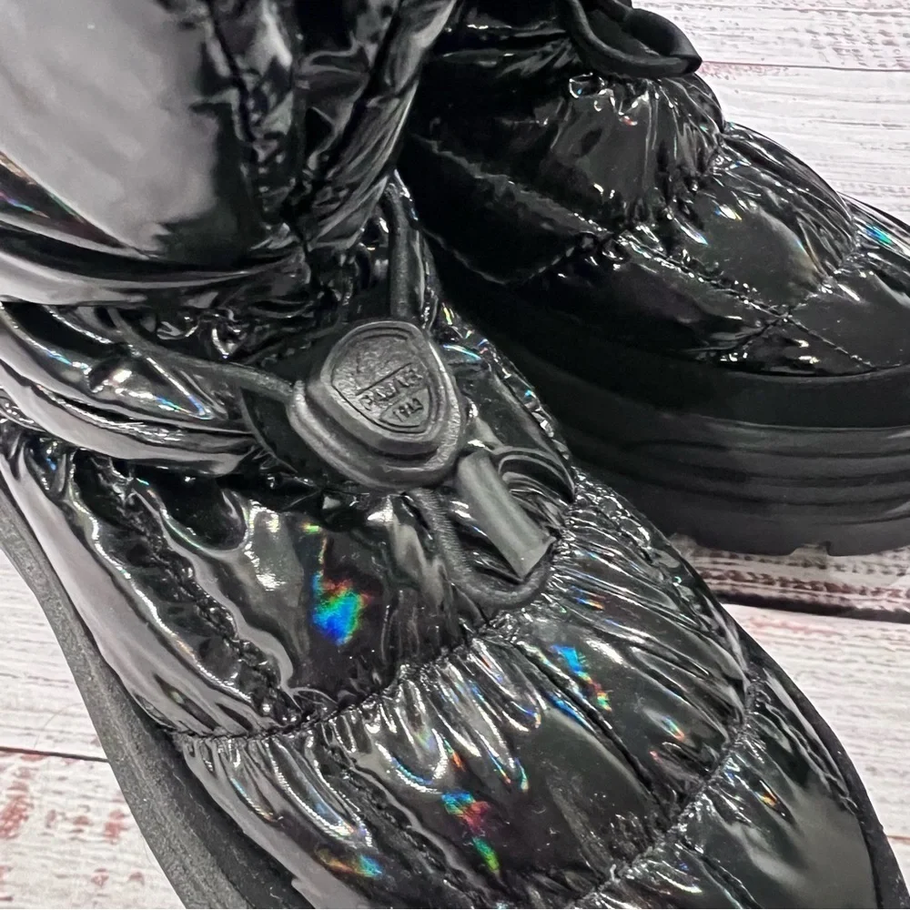 Pajar Varsila Iridescent Black Puffer Snow Moon Boots